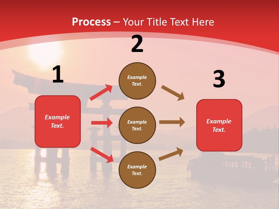 A Boat Floating On Top Of A Body Of Water PowerPoint Template