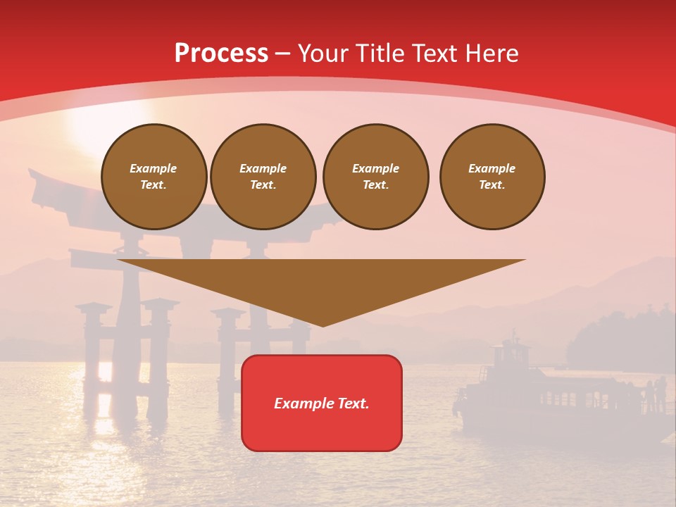 A Boat Floating On Top Of A Body Of Water PowerPoint Template