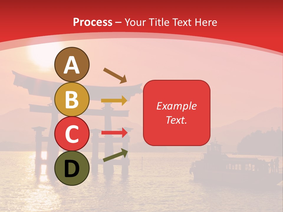 A Boat Floating On Top Of A Body Of Water PowerPoint Template