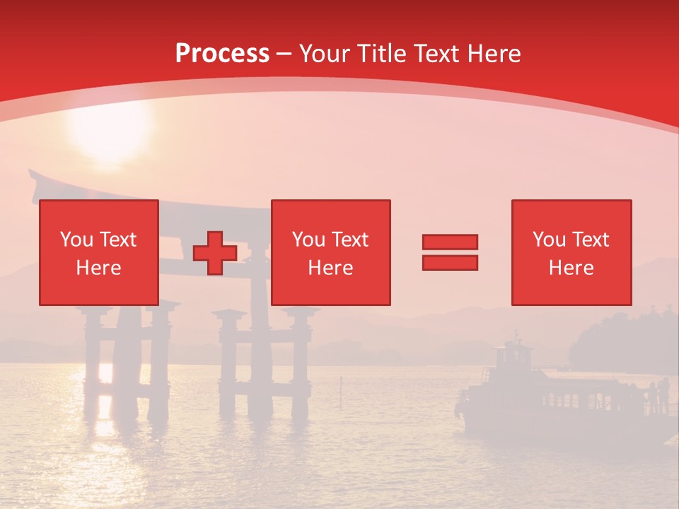 A Boat Floating On Top Of A Body Of Water PowerPoint Template