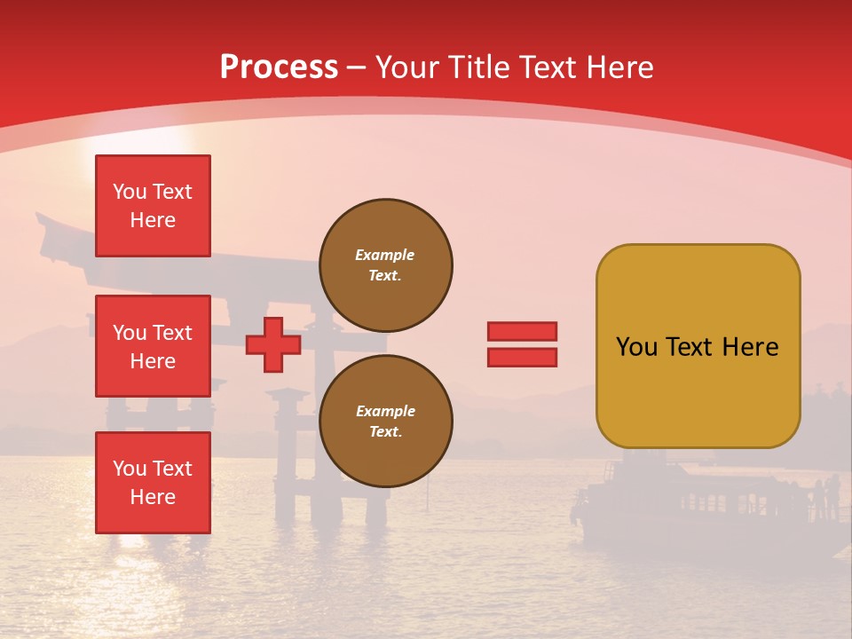 A Boat Floating On Top Of A Body Of Water PowerPoint Template