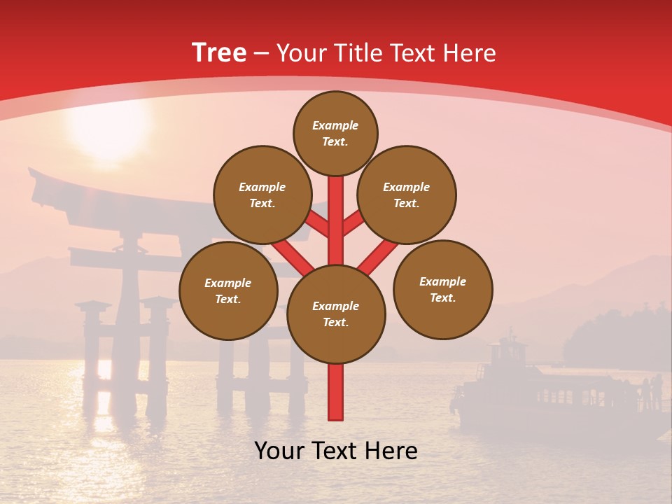 A Boat Floating On Top Of A Body Of Water PowerPoint Template