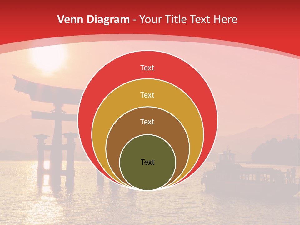 A Boat Floating On Top Of A Body Of Water PowerPoint Template