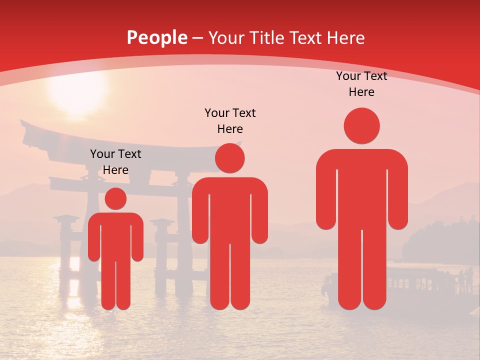 A Boat Floating On Top Of A Body Of Water PowerPoint Template