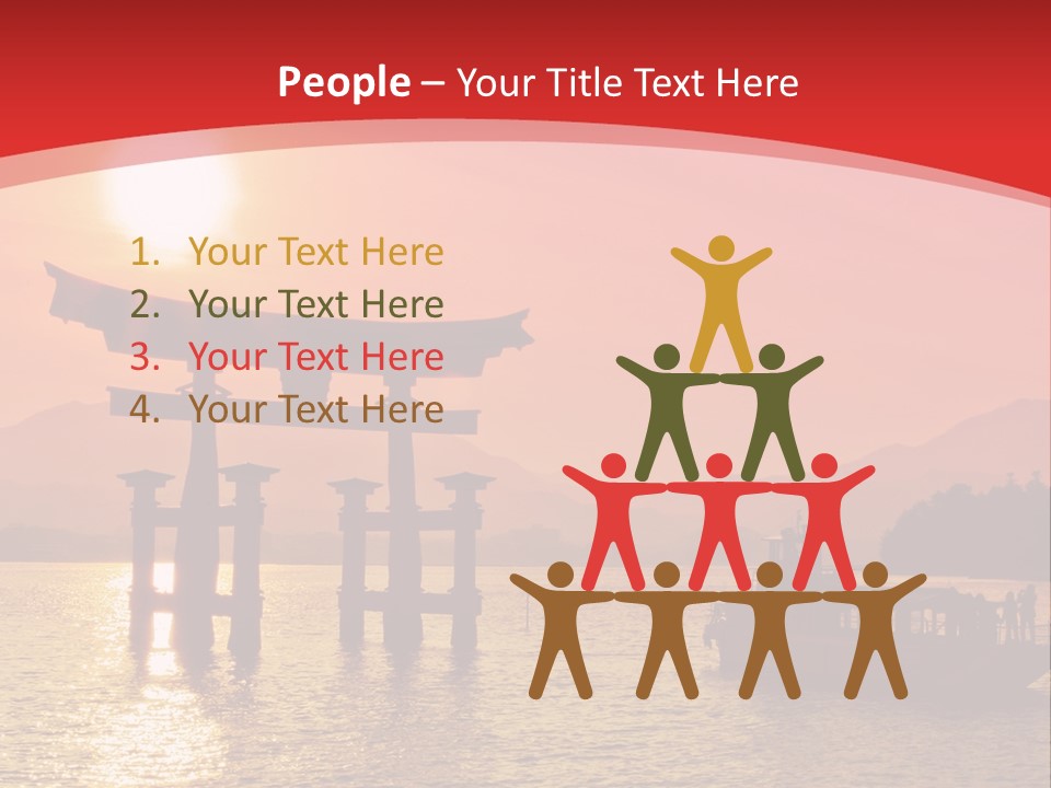 A Boat Floating On Top Of A Body Of Water PowerPoint Template