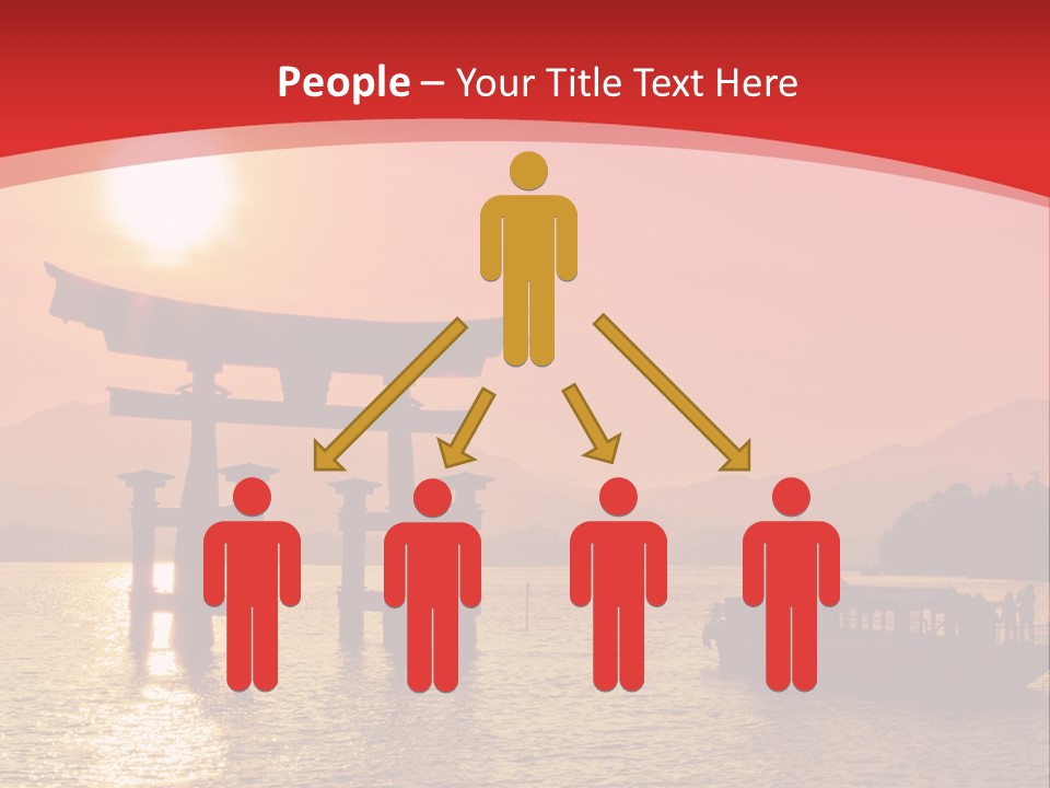 A Boat Floating On Top Of A Body Of Water PowerPoint Template