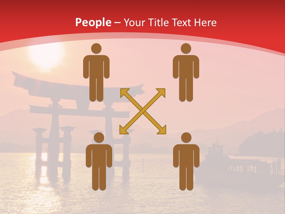 A Boat Floating On Top Of A Body Of Water PowerPoint Template