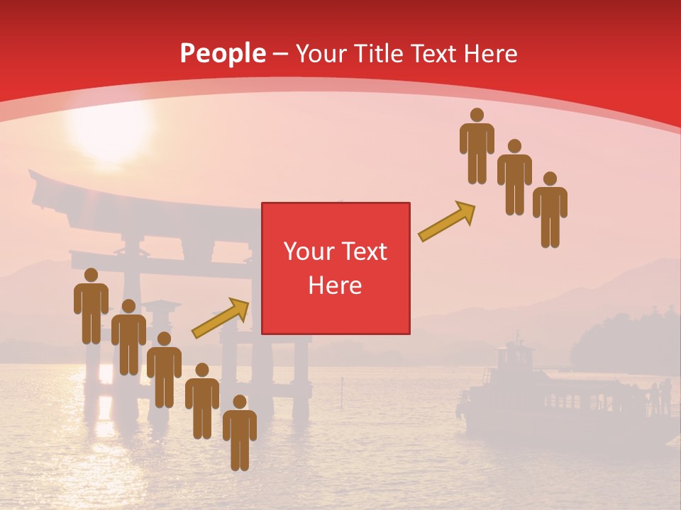 A Boat Floating On Top Of A Body Of Water PowerPoint Template