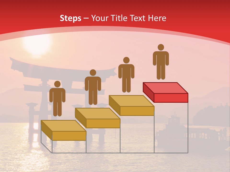 A Boat Floating On Top Of A Body Of Water PowerPoint Template