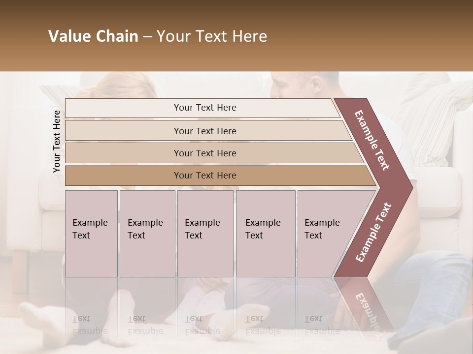 A Family Is Sitting On The Floor Together PowerPoint Template