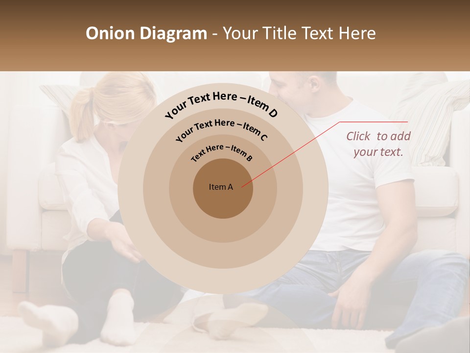 A Family Is Sitting On The Floor Together PowerPoint Template