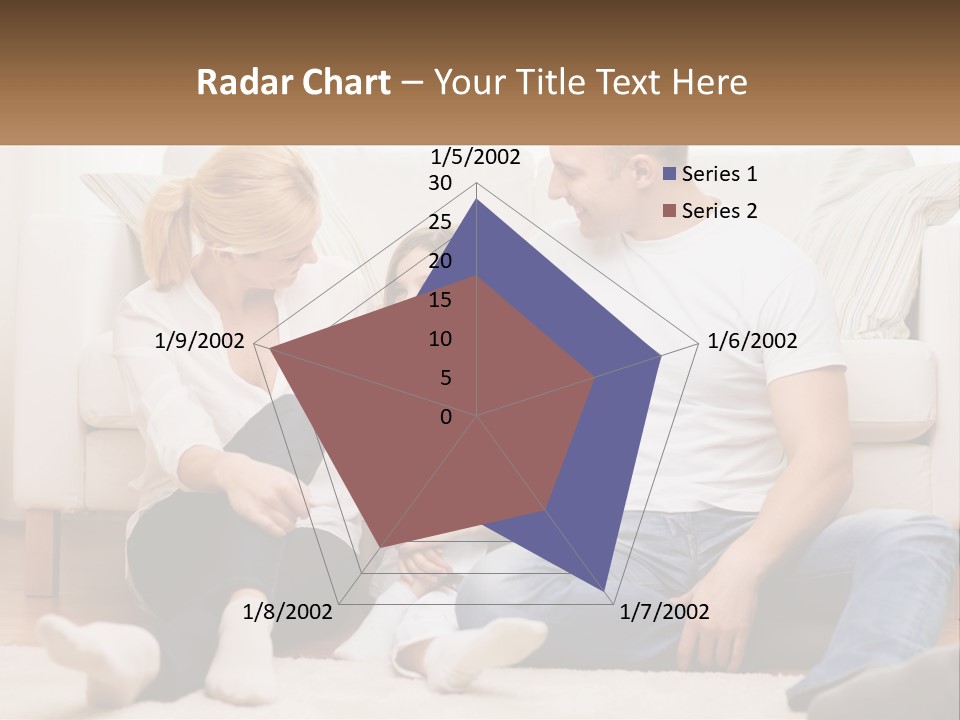 A Family Is Sitting On The Floor Together PowerPoint Template