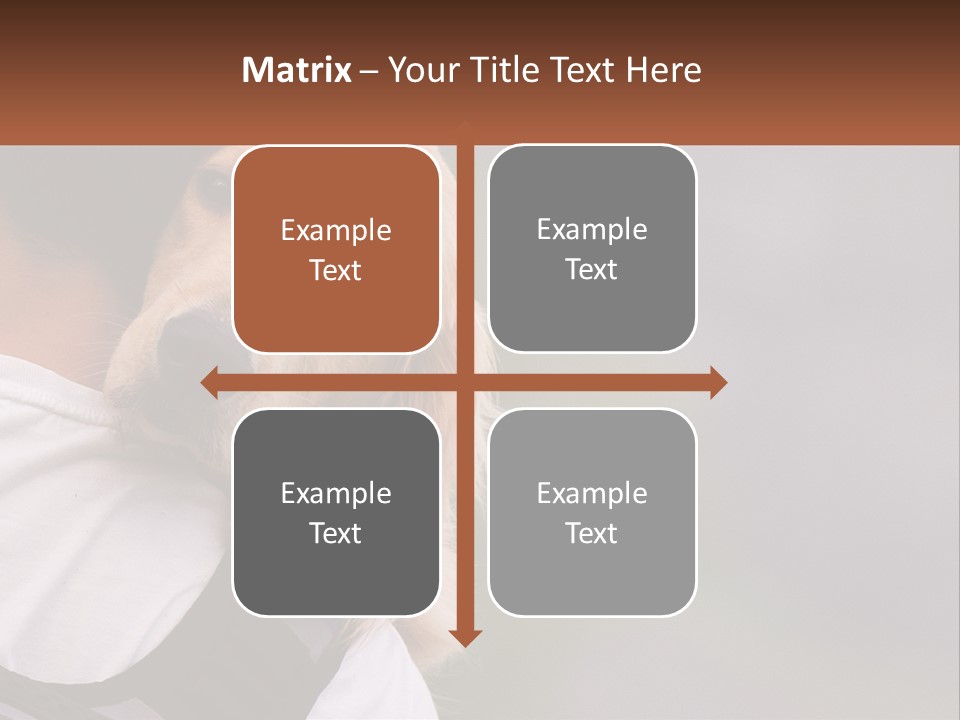 A Man Holding A Dog In His Arms PowerPoint Template