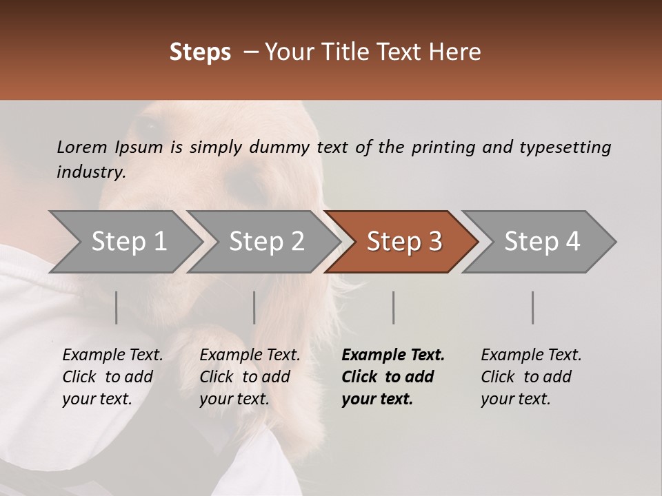 A Man Holding A Dog In His Arms PowerPoint Template