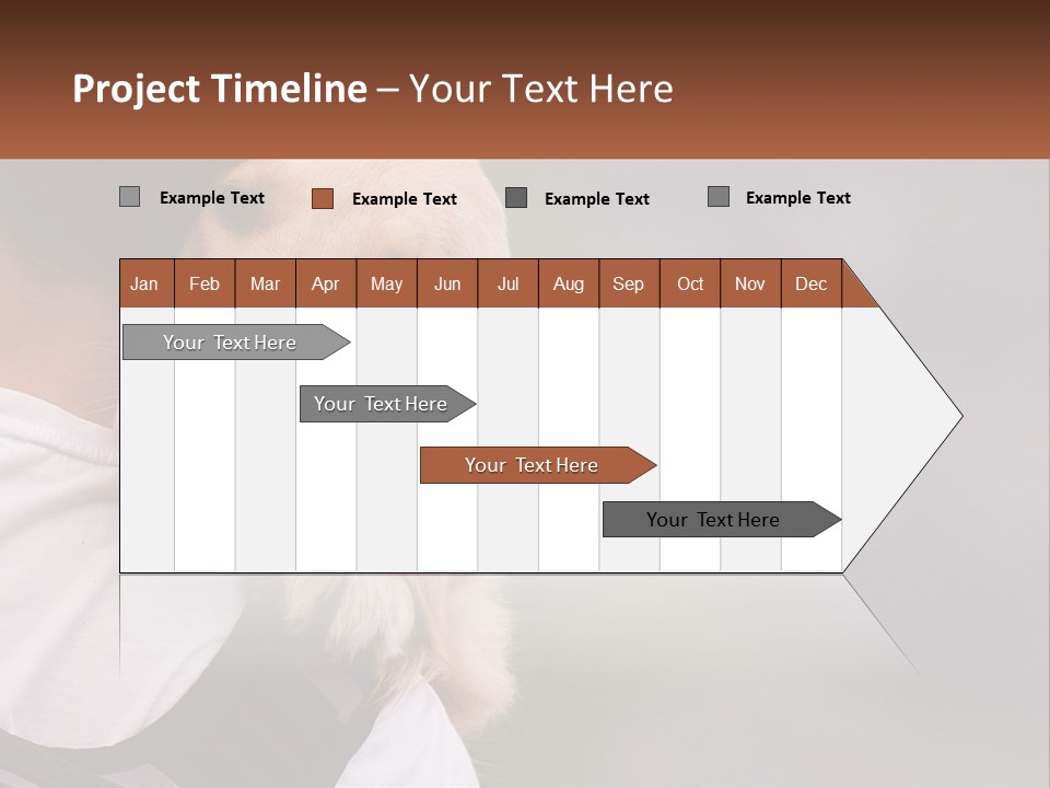 A Man Holding A Dog In His Arms PowerPoint Template