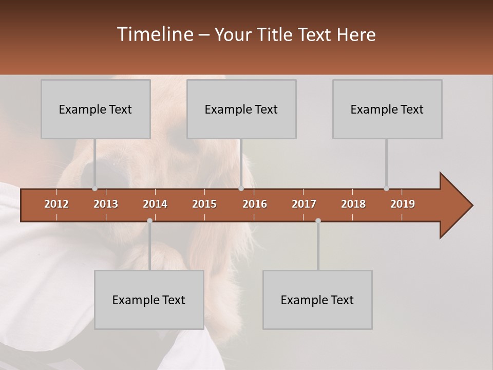 A Man Holding A Dog In His Arms PowerPoint Template