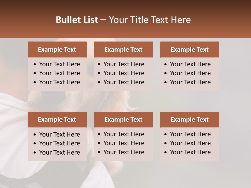 A Man Holding A Dog In His Arms PowerPoint Template