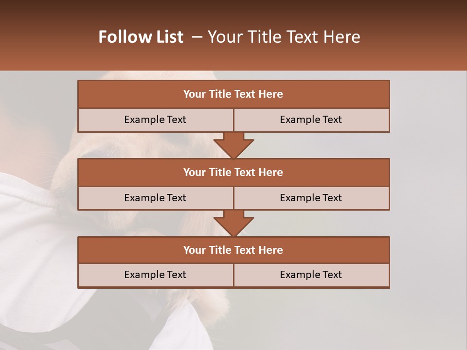 A Man Holding A Dog In His Arms PowerPoint Template