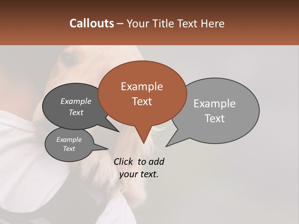 A Man Holding A Dog In His Arms PowerPoint Template