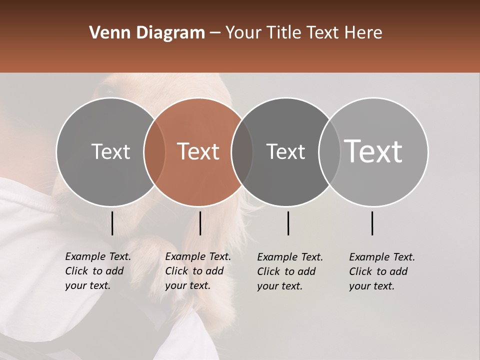 A Man Holding A Dog In His Arms PowerPoint Template