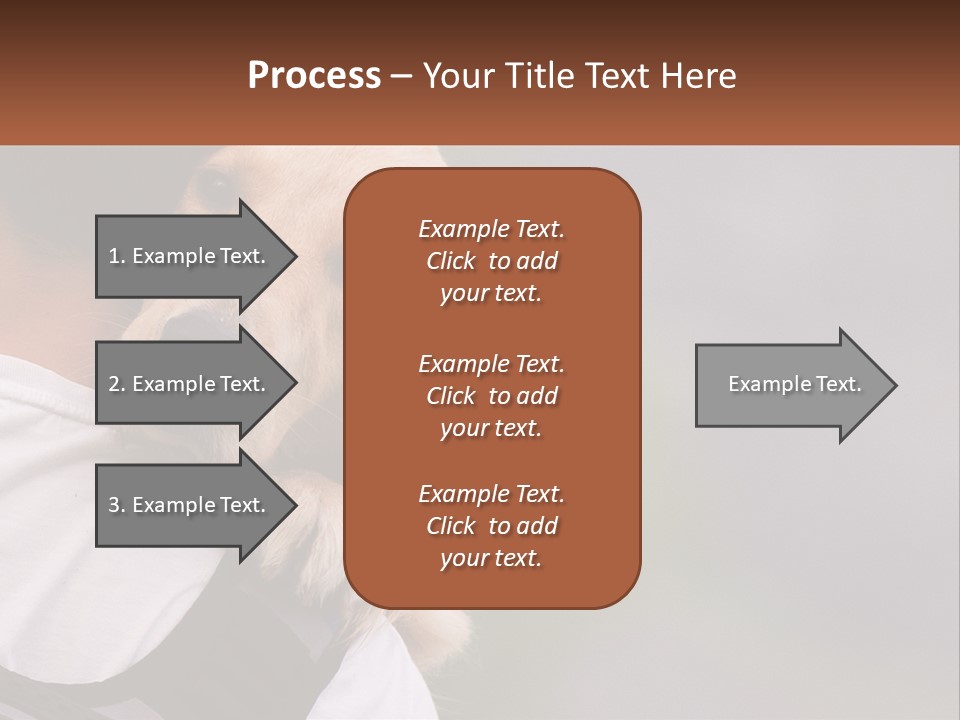 A Man Holding A Dog In His Arms PowerPoint Template