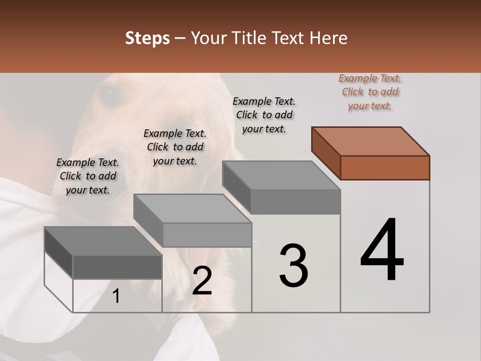 A Man Holding A Dog In His Arms PowerPoint Template