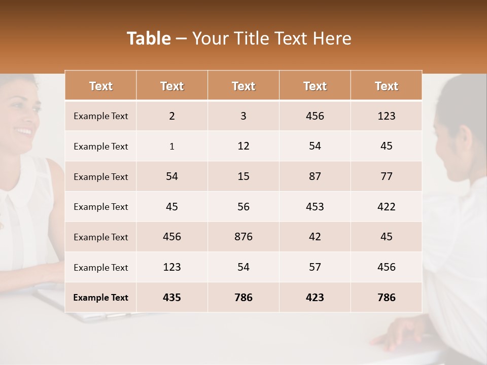 A Group Of People Sitting Around A Table Shaking Hands PowerPoint Template