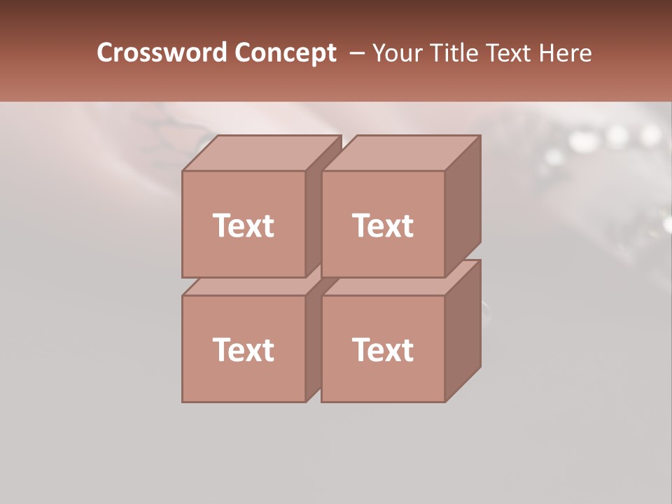 A Woman's Nails With A Design On It PowerPoint Template