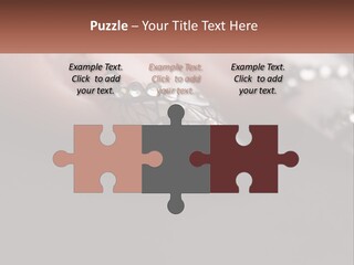 A Woman's Nails With A Design On It PowerPoint Template