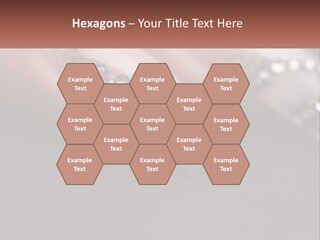 A Woman's Nails With A Design On It PowerPoint Template