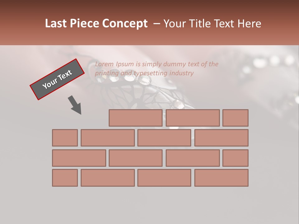 A Woman's Nails With A Design On It PowerPoint Template