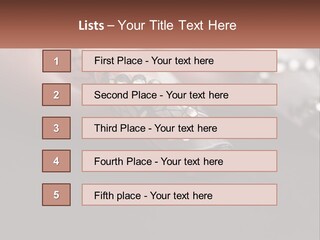 A Woman's Nails With A Design On It PowerPoint Template
