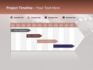 A Woman's Nails With A Design On It PowerPoint Template