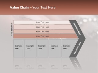 A Woman's Nails With A Design On It PowerPoint Template