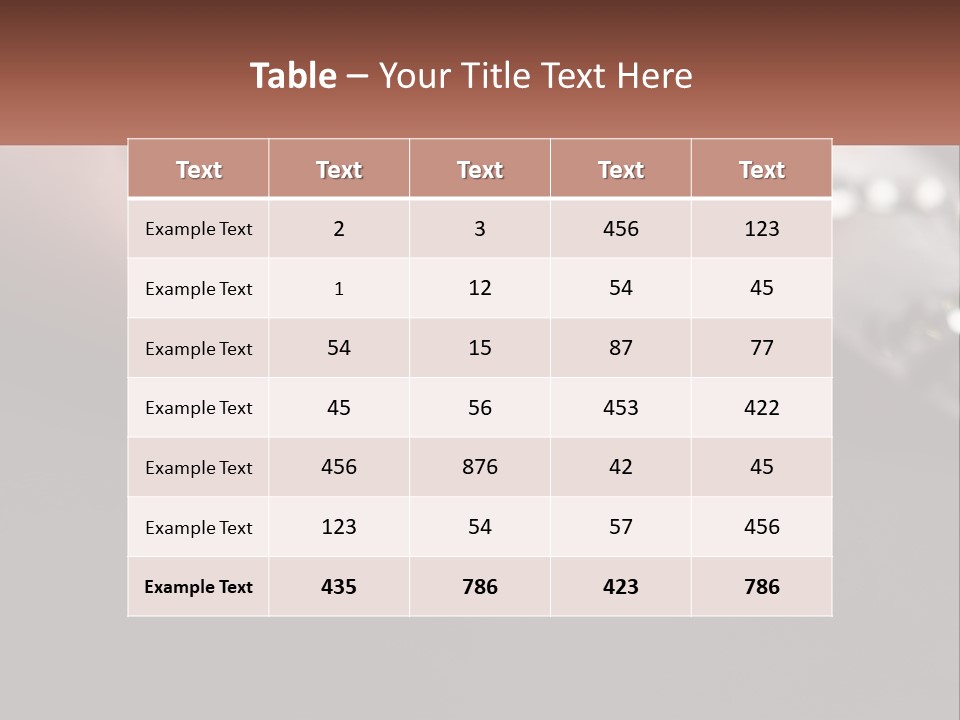 A Woman's Nails With A Design On It PowerPoint Template