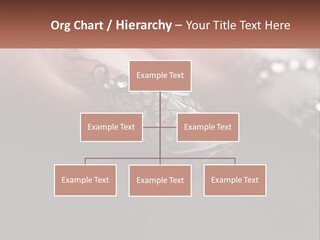 A Woman's Nails With A Design On It PowerPoint Template