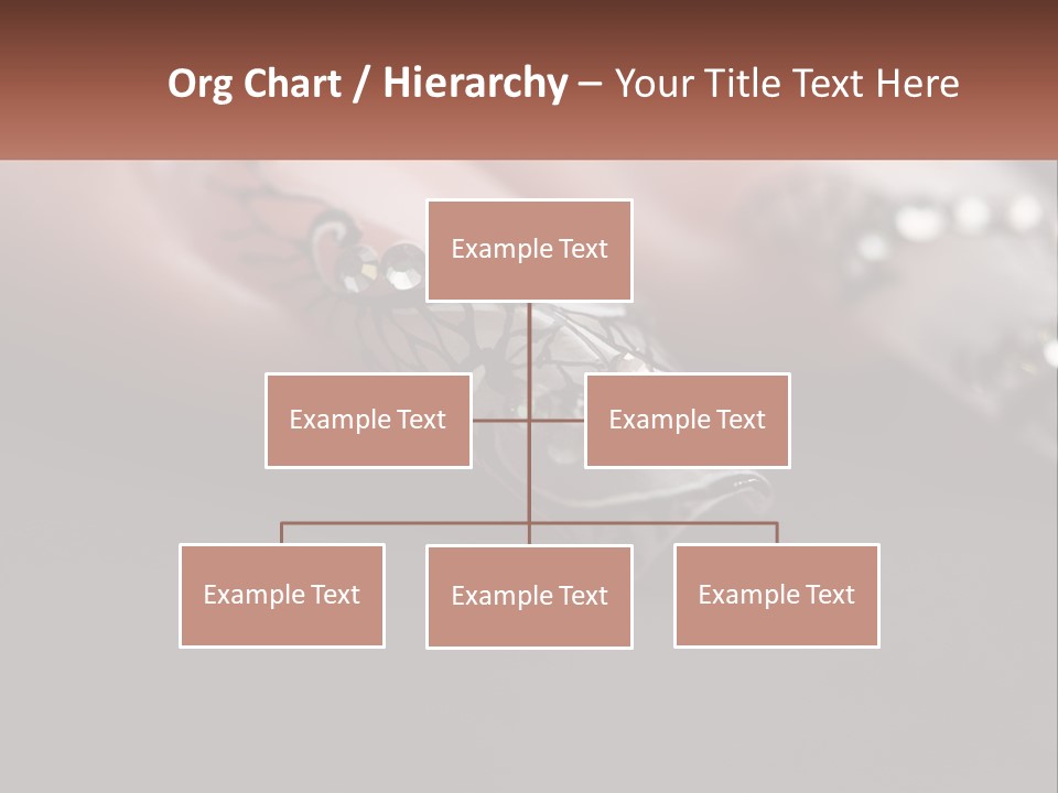 A Woman's Nails With A Design On It PowerPoint Template