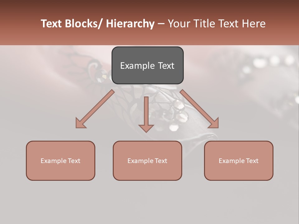 A Woman's Nails With A Design On It PowerPoint Template