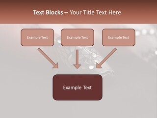 A Woman's Nails With A Design On It PowerPoint Template