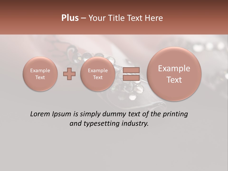 A Woman's Nails With A Design On It PowerPoint Template