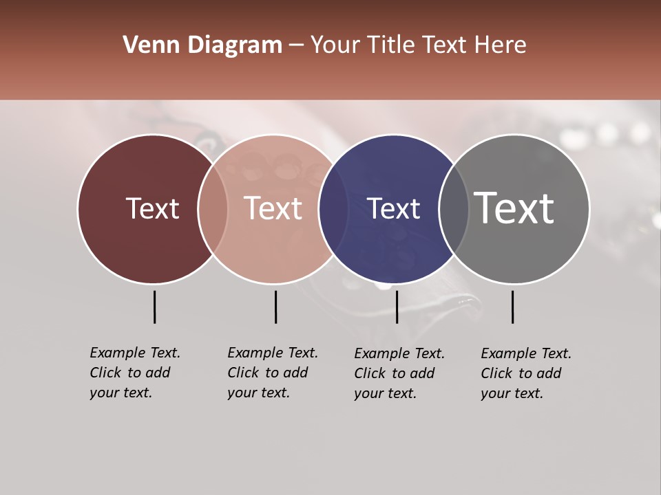 A Woman's Nails With A Design On It PowerPoint Template