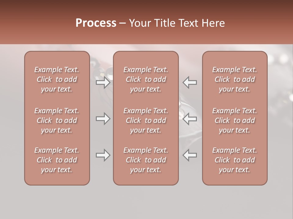 A Woman's Nails With A Design On It PowerPoint Template