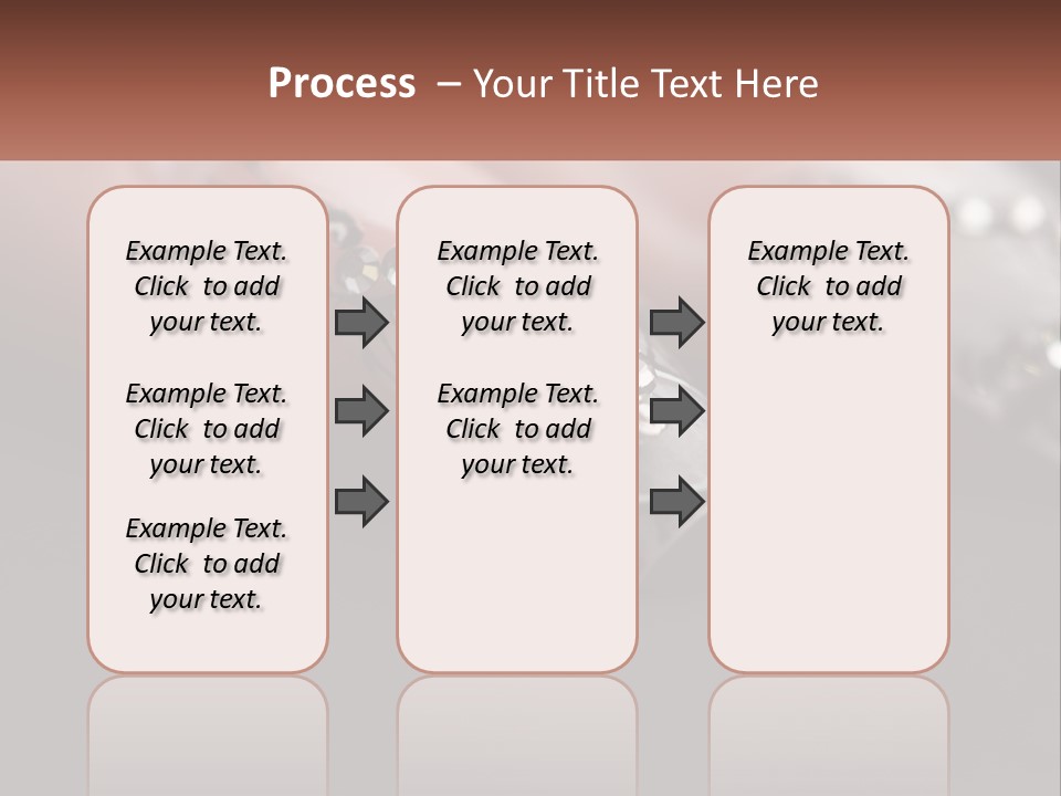 A Woman's Nails With A Design On It PowerPoint Template