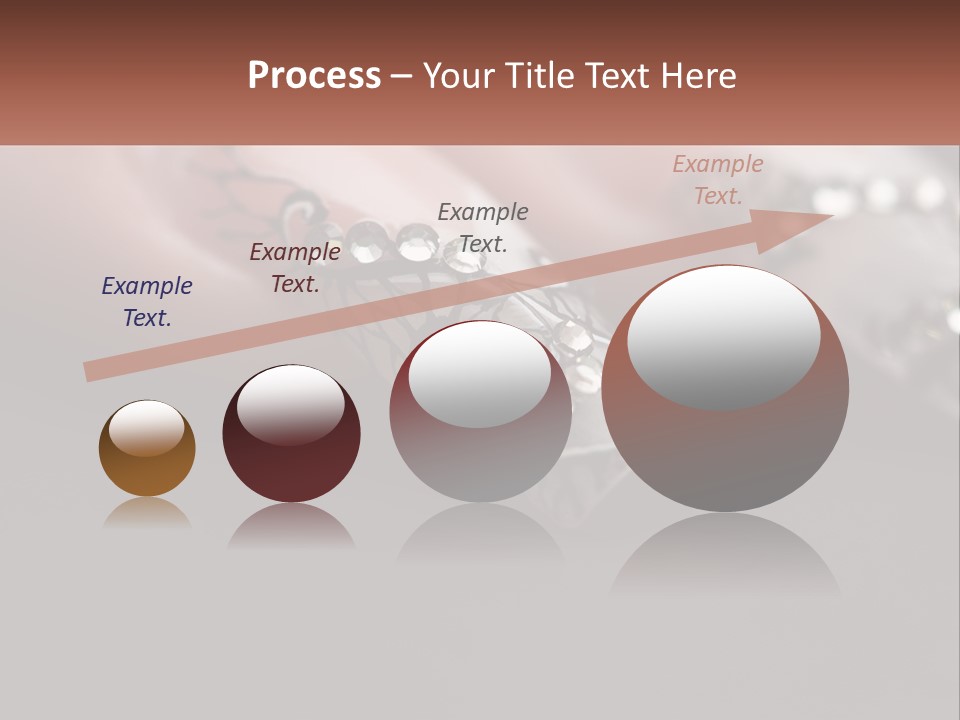 A Woman's Nails With A Design On It PowerPoint Template