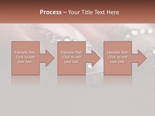 A Woman's Nails With A Design On It PowerPoint Template