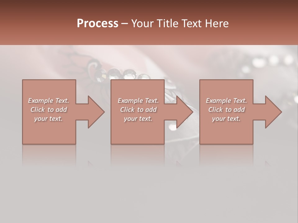 A Woman's Nails With A Design On It PowerPoint Template