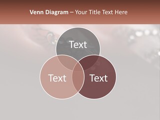 A Woman's Nails With A Design On It PowerPoint Template