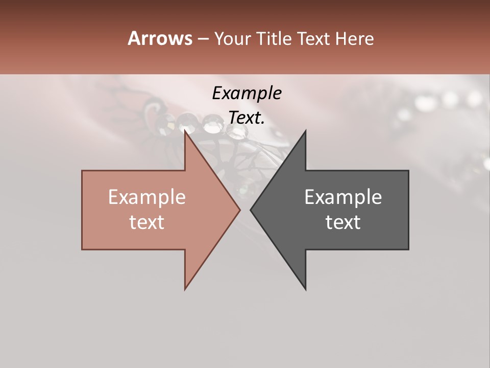 A Woman's Nails With A Design On It PowerPoint Template
