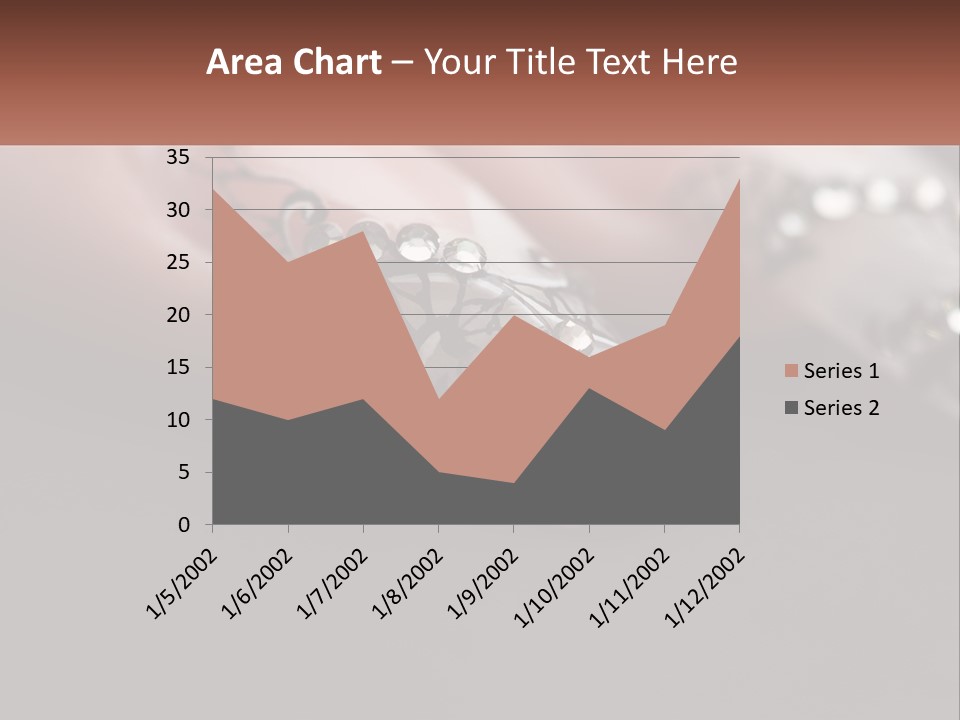 A Woman's Nails With A Design On It PowerPoint Template