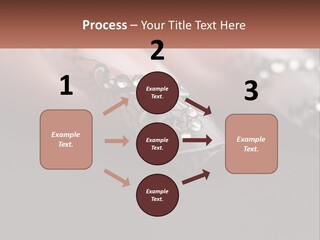 A Woman's Nails With A Design On It PowerPoint Template